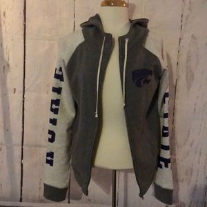 VS PINK K-State zip up sweat jacket